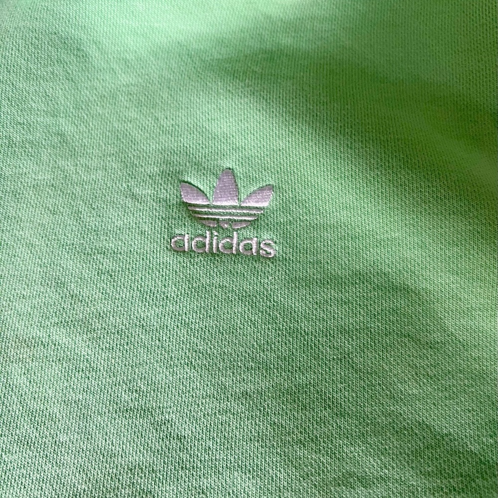 Adidas Originals Trefoil Hoodie Mint Green Size L EUC large​​ - Picture 3 of 4